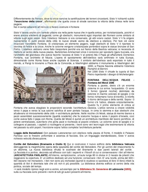 Lezioni Appunti Di Storia Architettura II