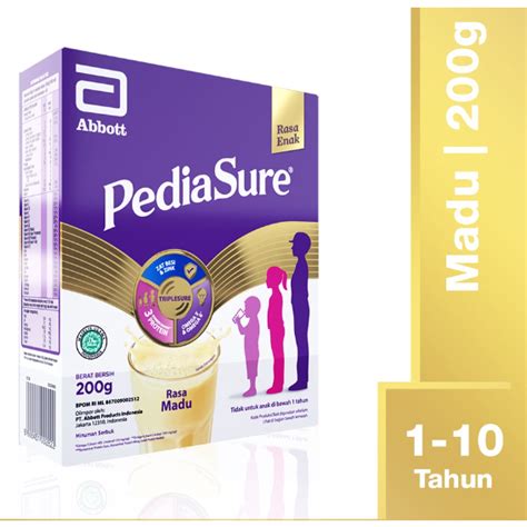 Jual PEDIASURE MADU 200 GR Shopee Indonesia