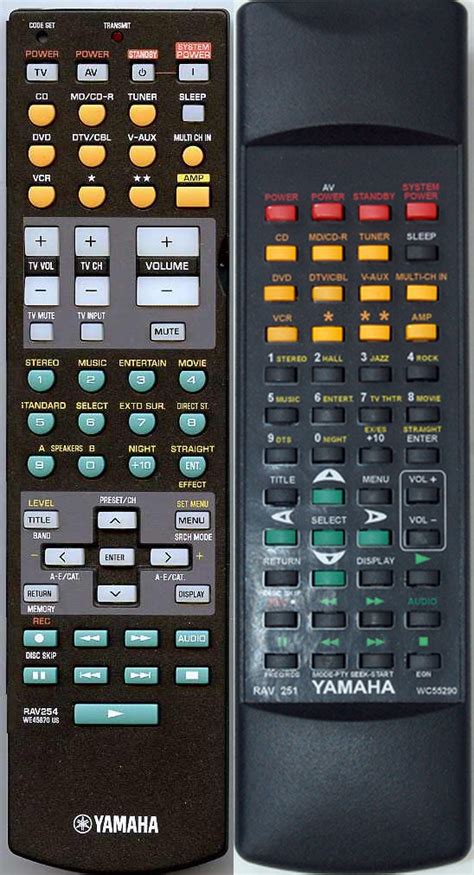 Yamaha Remote Control World E Shop With Original And Replacement