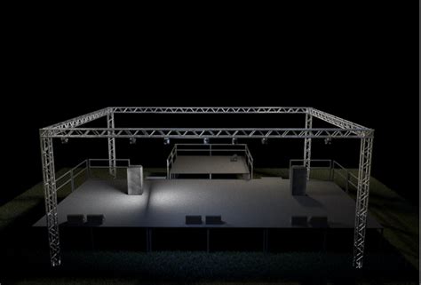 Concert Venue Stage Free 3D Model - .c4d - Free3D