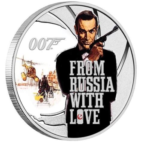 Tuvalu 2021 From Russia With Love James Bond Movie Silber 12 Oz