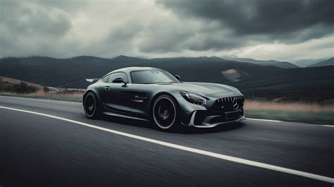 Get inspired with a 2022 Mercedes-AMG GT Black Series, driving through ...