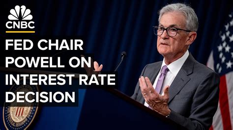 Federal Reserve Chair Powell Speaks After Fed Lowers Interest Rates By