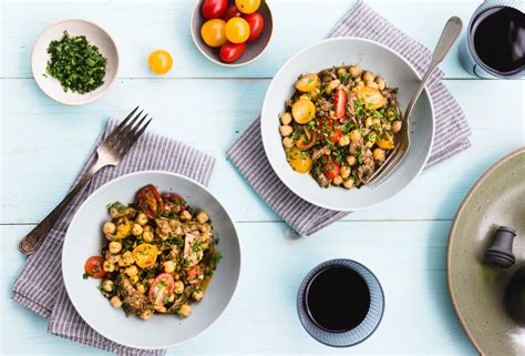 Salada de Grão de Bico Rosbife e Tomate LUCA NA COZINHA