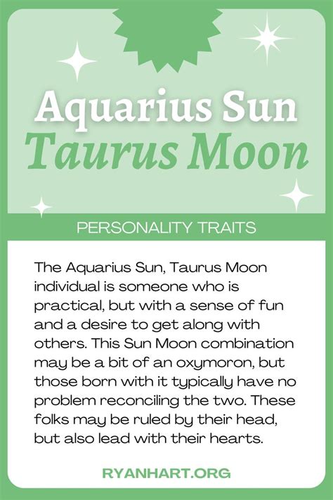 The Aquarius Sun Capricon Moon