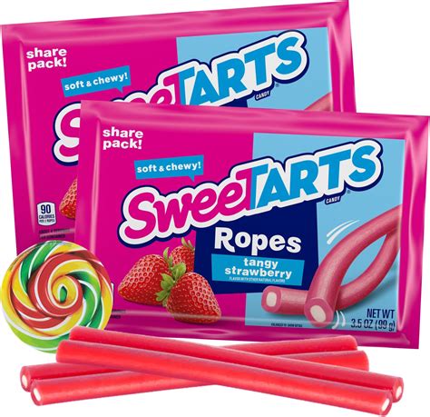 Sweetarts Ropes Candy Cherry Punch Soft And Chewy Back