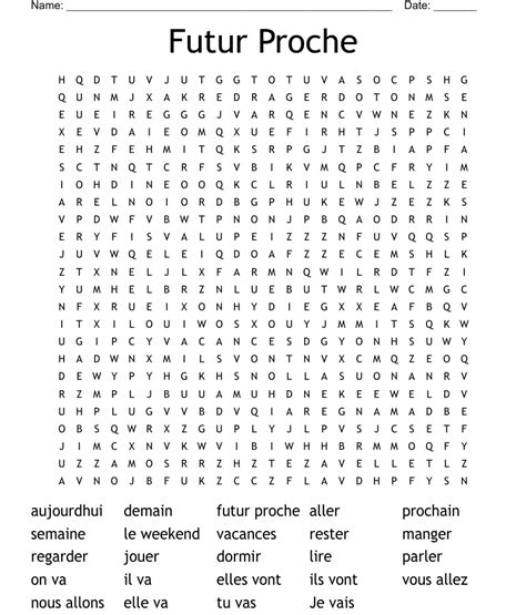 French Word Search Wordmint