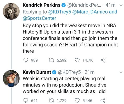 Kevin Durant Reliving The Stars Greatest Hits On Twitter