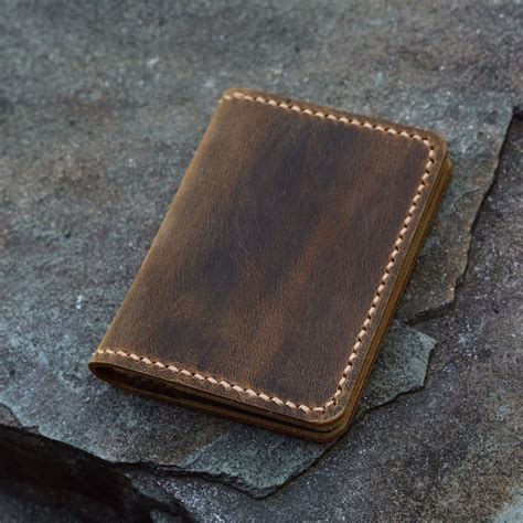 Leather Credit Card Wallet - Etsy