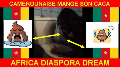 Camerounaise Mange son CACA dans les Toilettes WC à DUBAÏ Message