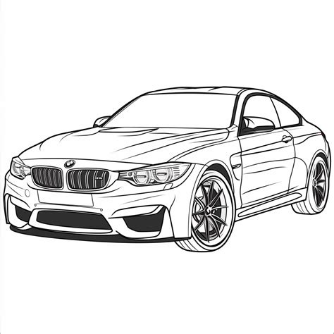 Coloriage De Voitures Bmw Pour Colorier