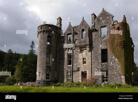 Historic Dunans Castle Glendaruel Argyll Scotland Stock Photo - Alamy