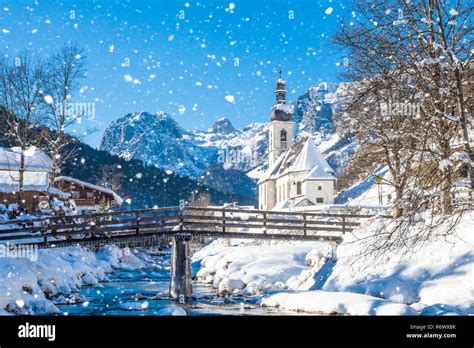 ramsau germany winter  res stock photography  images alamy