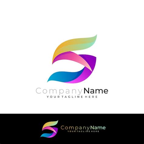 Premium Vector | Simple letter s design template colorful style