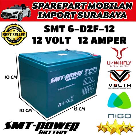 Jual Smt Power Baterai Sepeda Listrik Aki Sepeda Cas Accu Dzf V