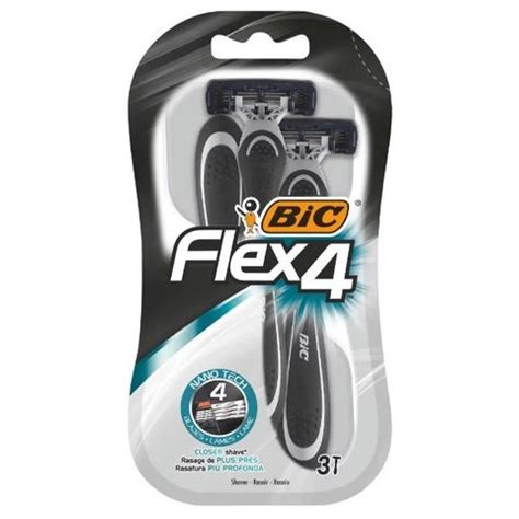 Bic Flex 4 Самобръсначка за многократна употреба за мъже х3 броя
