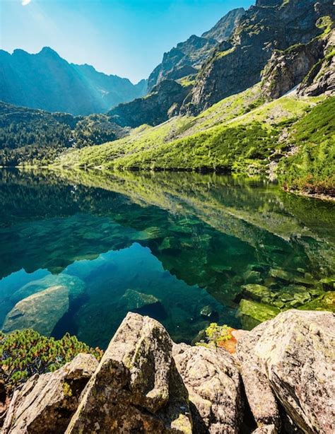 Tatrzański Park Narodowy W Polsce Słynne Góry Jezioro Morskie Oko Lub