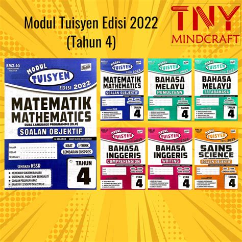 Buku Latihan Modul Tuisyen Sains Tahun Kertas Edisi No Riset