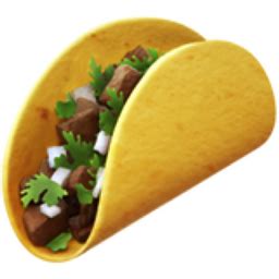 Taco Emoji (U+1F32E)