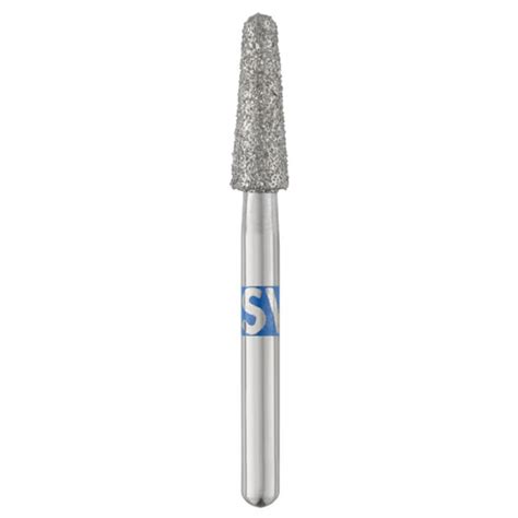 Piranha Diamonds FG 855 025 SS Short Shank Medium Grit Round End