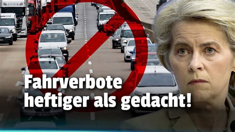 Eu F Hrerschein Hammer Fahrverbote Sollen Eu Weit Gelten Youtube