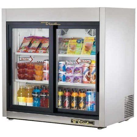 True TSD 09G LD 2 Glass Slide Door Reach In Refrigerator