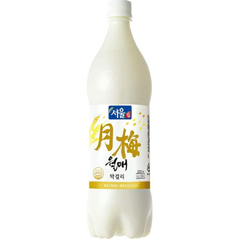 Bottles Korean Rice Wine Walmae Makgeolli Red Ginseng And