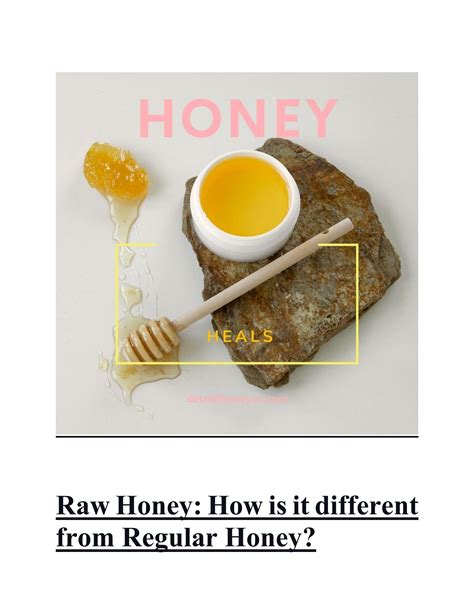 Raw Honey: How is it different from Regular Honey? by detroithoneyco ...