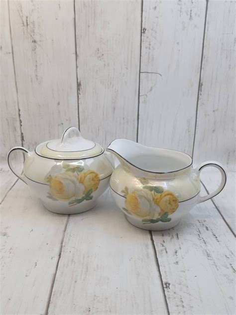 Vintage Z S And C Bavaria Creamer And Sugar Bowl Set Of 2 Etsy