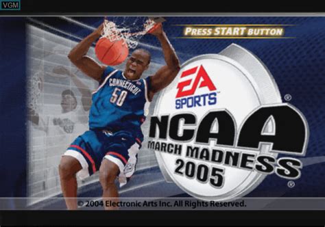 NCAA March Madness 2005 For Sony Playstation 2 The Video Games Museum