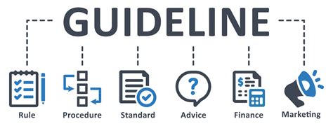 Guideline Icon Vector Illustration Guideline Rule Procedure