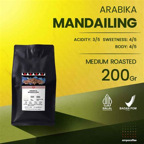 Promo Kopi Arabika Mandailing Sumatra Arabica Coffee Bean Coffe Beans