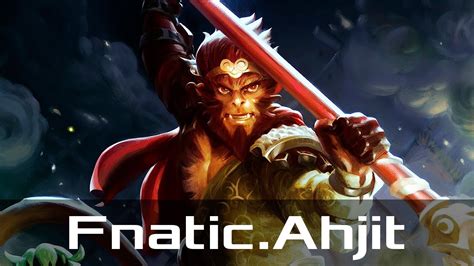 Fnatic Ahjit Monkey King Safe Lane Jul Dota Patch