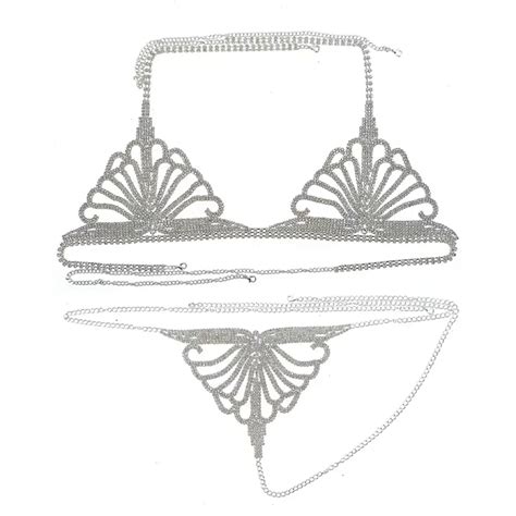 Shop Our Newest Women S Sexy Rhinestone Bra Set Cheap Bikini