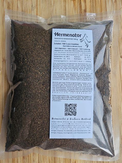 Hermenator Nukleotid 500 g METBOX Hundeanhänger