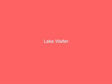 Lake Walter Nc Information And Guide Lakefront Home Finder