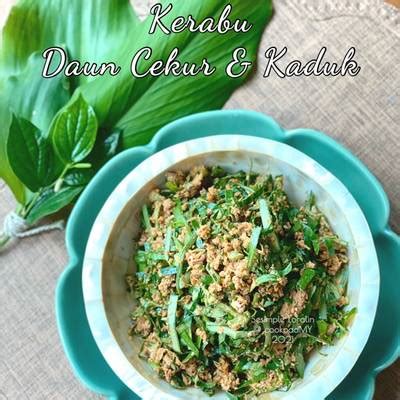 Resipi Kerabu Daun Cekur Kaduk Berbudu Kelantan Style Oleh Sesimple