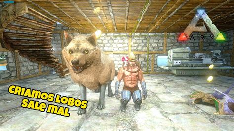 Intentamos Criar Lobos Sale Mal Ark Mobile Desafiamos La Cueva