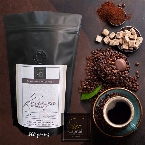 Kalinga Robusta Grams Premium Coffee Beans Free Grinding Medium