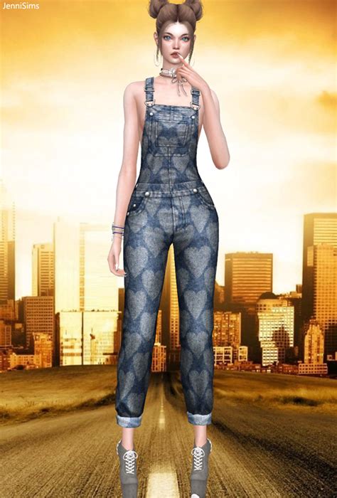 Best Sims 4 Overalls Cc For Female Sim Outfits All Free Fandomspot