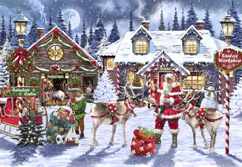 Puzzle Santa s Workshop Bluebird Puzzle F 90530 1000 pièces Puzzles