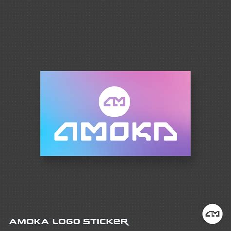 Amoka ロゴステッカー Amoka Booth