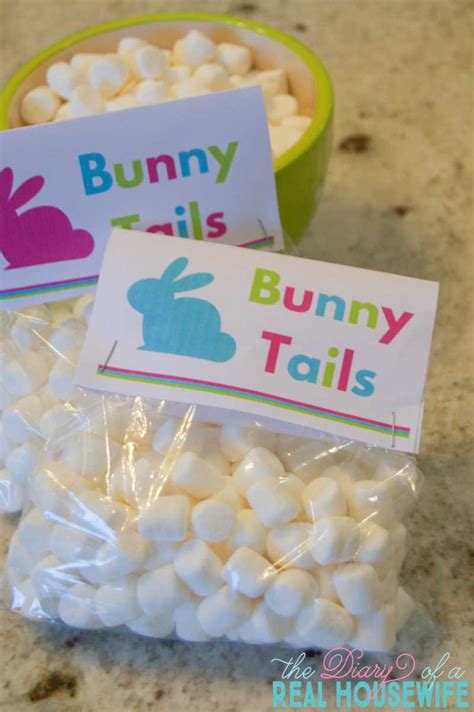 Free Easter Printable Bunny Tails The Diary Of A Real Housewife