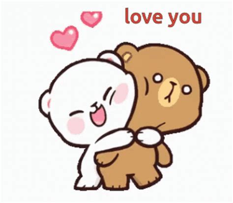 Milk And Mocha Bear Hug GIF - Milk And Mocha Bear Hug Hearts - Discover ...