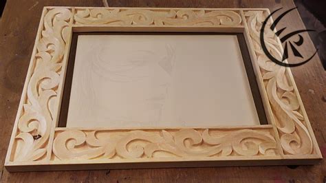 Woodcarving Pictureframe Timelapse Youtube