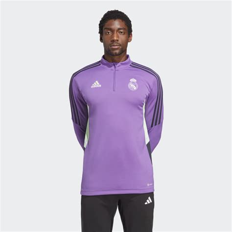 Real Madrid Condivo 22 Training Top Active Purple Football Shirt