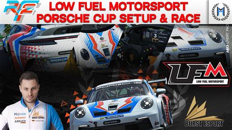 LowFuelMotorsport Porsche Cup Series Setup Work And Race At