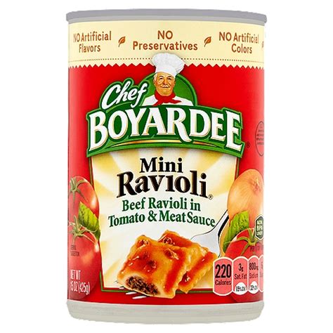 Chef Boyardee Mini Beef Ravioli 15 Oz