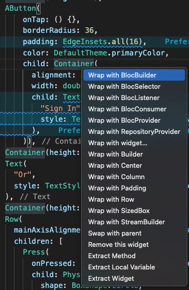 Flutter How To Change Visual Studio Code Wrap With Order Stack