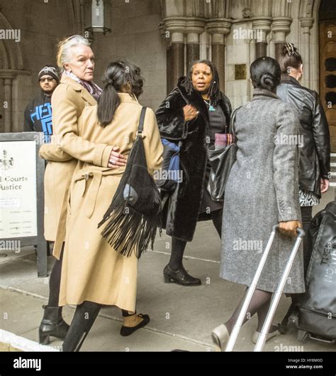 The family of Mark Duggan at the Royal Courts of Justice for an appeal ...